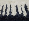 petit tapis hk living design noir blanc monochrome
