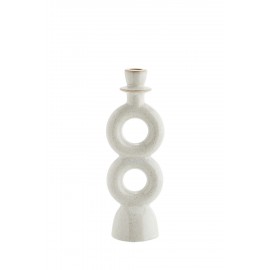 bougeoir blanc gres design vintage retro madam stoltz