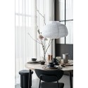 house doctor phant table d appoint design ronde bois de manguier noir