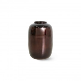 HKliving Designvase aus Chromglas