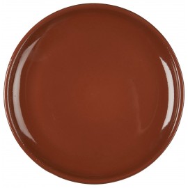 grande assiette plate argile rustique ib laursen