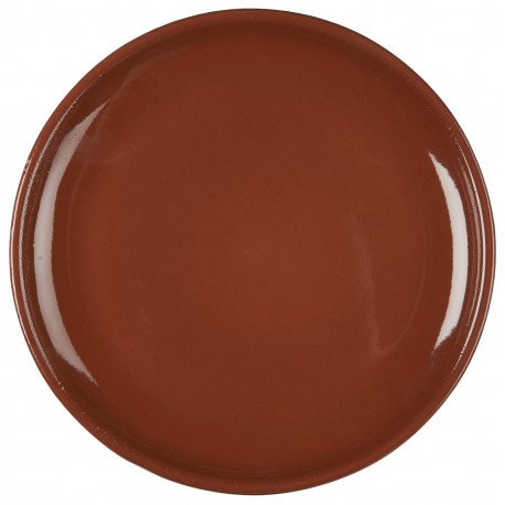 grande assiette plate argile rustique ib laursen