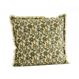 Housse de coussin coton fleuri Madam Stoltz