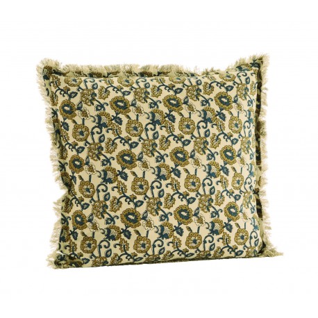 Housse de coussin coton fleuri Madam Stoltz