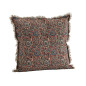 Housse de coussin coton fleuri Madam Stoltz Housse de coussin coton fleuri Madam Stoltz