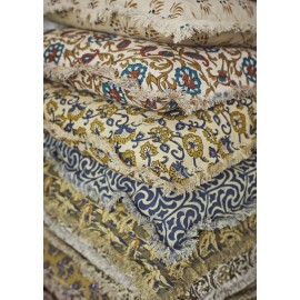grande housse de coussin coton beige imprime madam stoltz