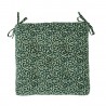 coussin de chaise imprime coton vert madam stoltz