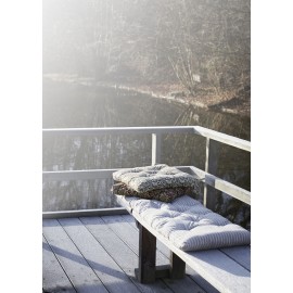 coussin de chaise ornement floral coton madam stoltz