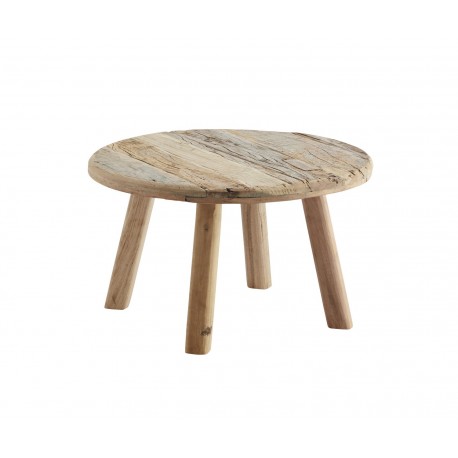 table basse ronde bois recycle madam stoltz