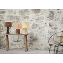 lampe de table fibre tressee naturelle papier madam stoltz