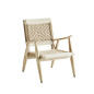 fauteuil lounge bois manguier jute tisse coton madam stoltz