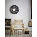 fauteuil lounge bois manguier jute tisse coton madam stoltz