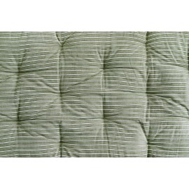 coussin long de banc coton vert raye madam stoltz