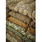 matelas de sol imprime coton vert raye madam stoltz