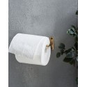 distributeur de papier toilette mural dore metal laiton house doctor