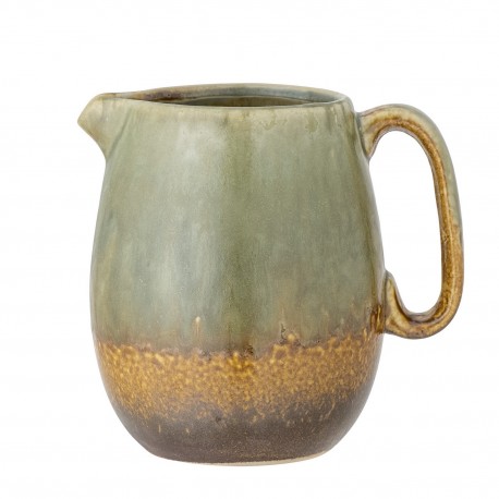 petite carafe gres vert rustique bloomingville dahlia