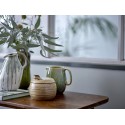 petite carafe gres vert rustique bloomingville dahlia