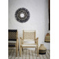 tapis a carreaux long couloir jute ecru madam stoltz