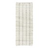 tapis a carreaux long couloir jute ecru madam stoltz