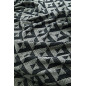plaid chic noir motif graphique coton recycle madam stoltz