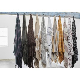 plaid chic noir motif graphique coton recycle madam stoltz