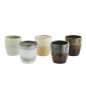 mug a cafe rustique gres emaille madam stoltz set 4