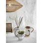 vase terre cuite artisanal blanc peint madam stoltz