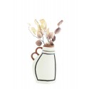 vase terre cuite artisanal blanc peint madam stoltz