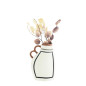 vase terre cuite artisanal blanc peint madam stoltz