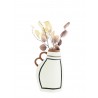 vase terre cuite artisanal blanc peint madam stoltz