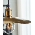 abat jour suspension feuille de metal doree laiton house doctor hatt