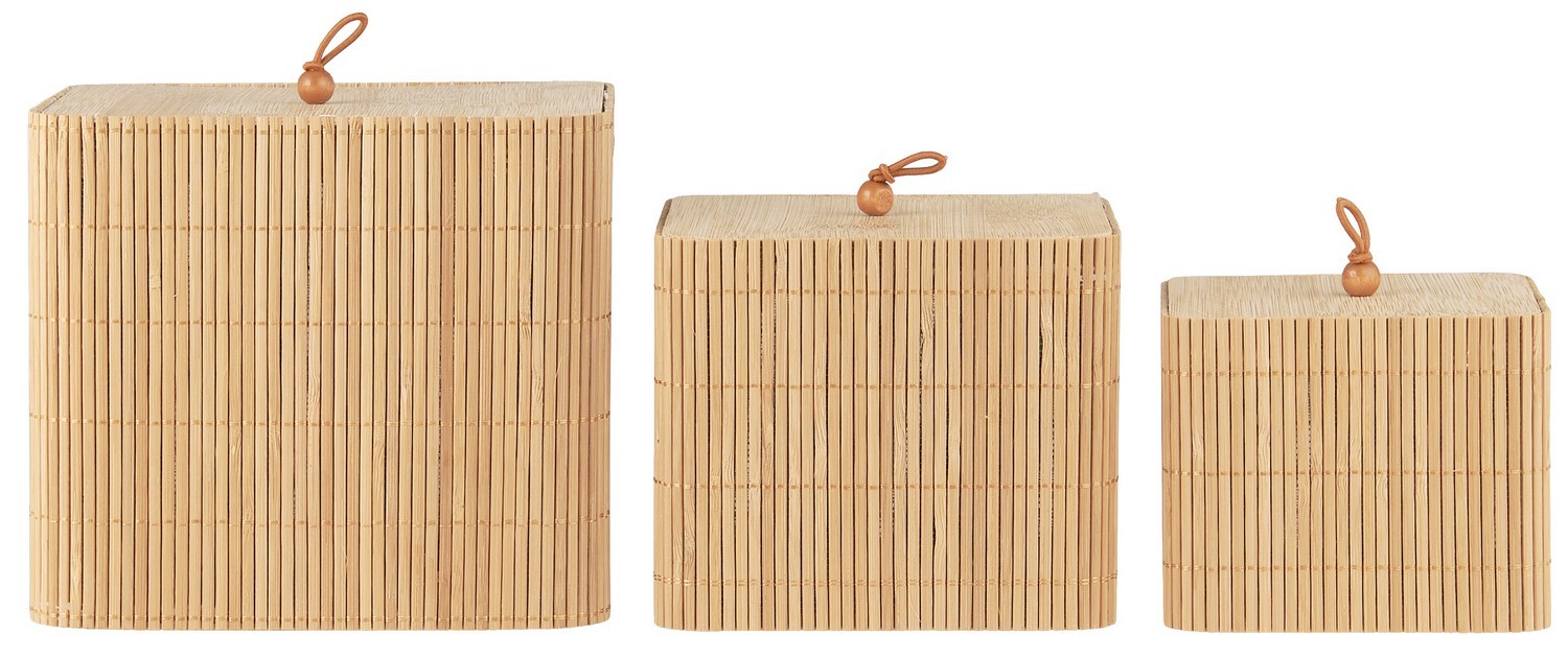 Boîte avec couvercle en bambou IB Laursen 1266-24