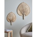 bloomingville set de 2 feuilles de palmier decoration murale