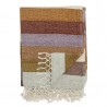 plaid multicolore rayures coton recycle bloomingville lucilla