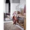 plaid multicolore rayures coton recycle bloomingville lucilla