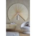 eventail geant decoration murale bambou naturel beige bloomingville