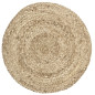 set de table jute naturel rond ib laursen