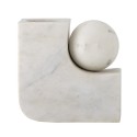 sculpture design marbre blanc bougeoir bloomingville abbelin