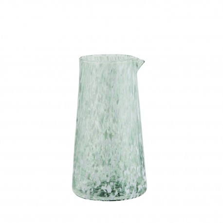 carafe verre souffle vert madam stoltz