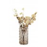 vase droit verre ambre vintage retro bullles madam stoltz