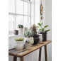 pot de fleur motif decoratif blanc gres madam stoltz set de 3 pot de fleur motif decoratif blanc gres madam stoltz set de 3