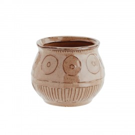 pot de fleur rose beige motif decoratif madam stoltz