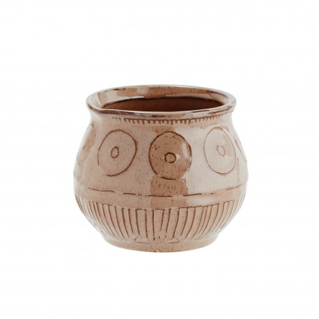 pot de fleur rose beige motif decoratif madam stoltz