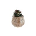 mini pot de fleur gres emaille rose beige madam stoltz