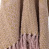 plaid coton recycle rose jaune bloomingville rodion