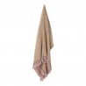 plaid coton recycle rose jaune bloomingville rodion