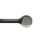 umbra tringle rideaux simple noir embouts boule verre transparent orba umbra tringle rideaux simple noir embouts boule verre transparent orba