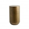 table basse bout de canpe chic metal dore laiton martele nordal sewa