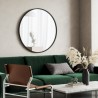 Miroir mural rond extra grand Umbra Hub D 94 cm
