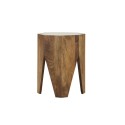 bout de canape design tabouret bois fonce manguier house doctor okta